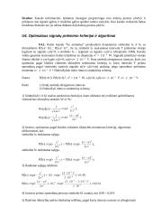Telekomunikacijų teorijos. Savarankiškas darbas 11 puslapis