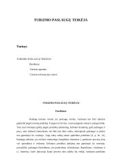 Turizmo paslaugų teikėjai