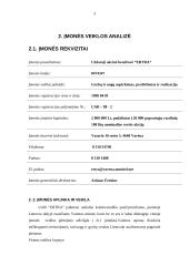 Verslo planas: grybų ir uogų supirkimas, importas, perdirbimas, realizacija UAB "ERTRA" 3 puslapis