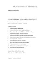 Verslo planas: kompiuterių kursai "Visiems" 2 puslapis