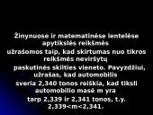 Apytikslės dydžių reikšmės 2 puslapis