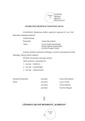 Charakteristika ir veiklos dokumentai: UAB "Kaprizas" 18 puslapis