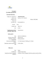 Charakteristika ir veiklos dokumentai: UAB "Kaprizas" 8 puslapis