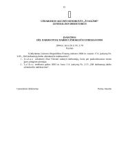 Įmonės veiklos dokumentai: UAB "Žvaigždė" 14 puslapis