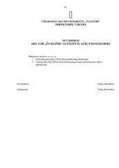 Įmonės veiklos dokumentai: UAB "Žvaigždė" 15 puslapis