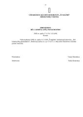 Įmonės veiklos dokumentai: UAB "Žvaigždė" 16 puslapis