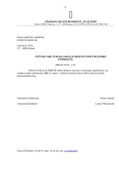 Įmonės veiklos dokumentai: UAB "Žvaigždė" 3 puslapis