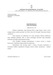 Įmonės veiklos dokumentai: UAB "Žvaigždė" 5 puslapis