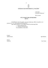 Įmonės veiklos dokumentai: UAB "Žvaigždė" 8 puslapis