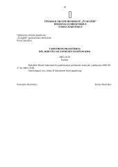 Įmonės veiklos dokumentai: UAB "Žvaigždė" 9 puslapis