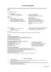 A transactional letter