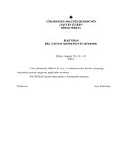 Keletas dokumentų raštvedybai 3 puslapis