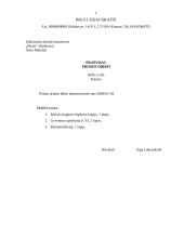 Daugybės raštvedybos dokumentų 2 puslapis