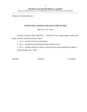 Daugybės raštvedybos dokumentų 3 puslapis