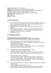 Šventės planas: "Kelionė jūra"