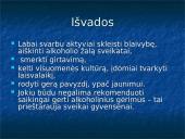 Alkoholio vartojimas kasdienybėje 11 puslapis