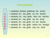 Bendrosios kirčiavimo taisyklės ir jų taikymas 15 puslapis