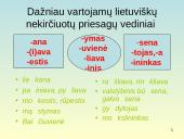 Bendrosios kirčiavimo taisyklės ir jų taikymas 18 puslapis