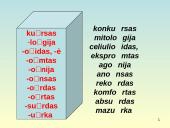 Bendrosios kirčiavimo taisyklės ir jų taikymas 20 puslapis
