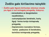 Bendrosios kirčiavimo taisyklės ir jų taikymas 6 puslapis