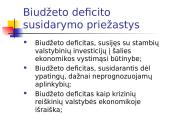 Biudžeto balansas, perteklius ir deficitas 3 puslapis