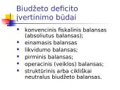 Biudžeto balansas, perteklius ir deficitas 4 puslapis