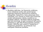 Biudžeto balansas, perteklius ir deficitas 10 puslapis