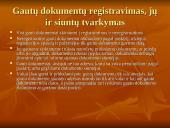 Dokumentų apyvartos organizavimas 11 puslapis