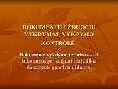 Dokumentų apyvartos organizavimas 16 puslapis