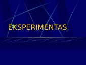 Eksperimentas