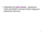 ENSO poveikis Europai paskutiniais amžiais 2 puslapis