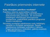 Informacijos paieška šiandieniniame pasaulyje 11 puslapis