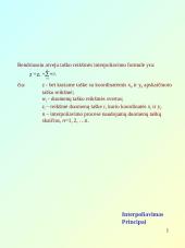 Interpoliavimo principai 3 puslapis