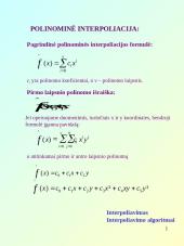 Interpoliavimo principai 7 puslapis
