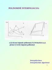 Interpoliavimo principai 8 puslapis