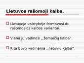 Lietuvių kalbos formavimasis 8 puslapis