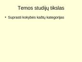 Kokybės kaštai ir jų kategorijos 2 puslapis