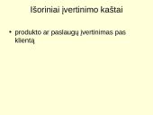 Kokybės kaštai ir jų kategorijos 16 puslapis