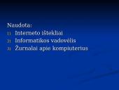 Kompiuteriai, internetas ir muzika 7 puslapis