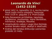 Leonardo da Vinci (1452-1519) 3 puslapis