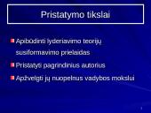 Lyderiavimo teorijos ir žymiausi mokslininkai nusipelnę šiai sričiai 2 puslapis