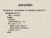 Loginiai duomenys ir veiksmai su jais. Sąlyginis sakinys 14 puslapis