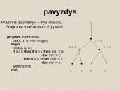 Loginiai duomenys ir veiksmai su jais. Sąlyginis sakinys 15 puslapis