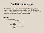 Loginiai duomenys ir veiksmai su jais. Sąlyginis sakinys 18 puslapis