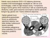 Optiniai CD ir DVD informacijos kaupikliai 18 puslapis