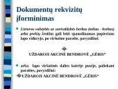 Organizacinių tvarkomųjų dokumentų rengimas ir įforminimas 11 puslapis