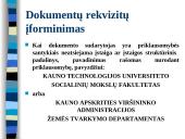 Organizacinių tvarkomųjų dokumentų rengimas ir įforminimas 13 puslapis