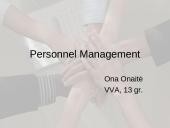 Personnel management