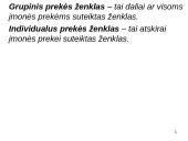 Prekių identifikavimas 4 puslapis