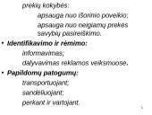 Prekių identifikavimas 6 puslapis